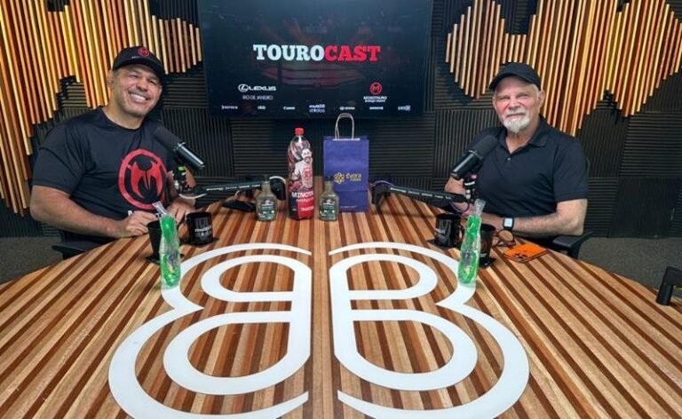 Raul Gazolla revela rotina de vitalidade e hábitos que mantêm sua energia no novo episódio do “TouroCast”, apresentado por Minotouro